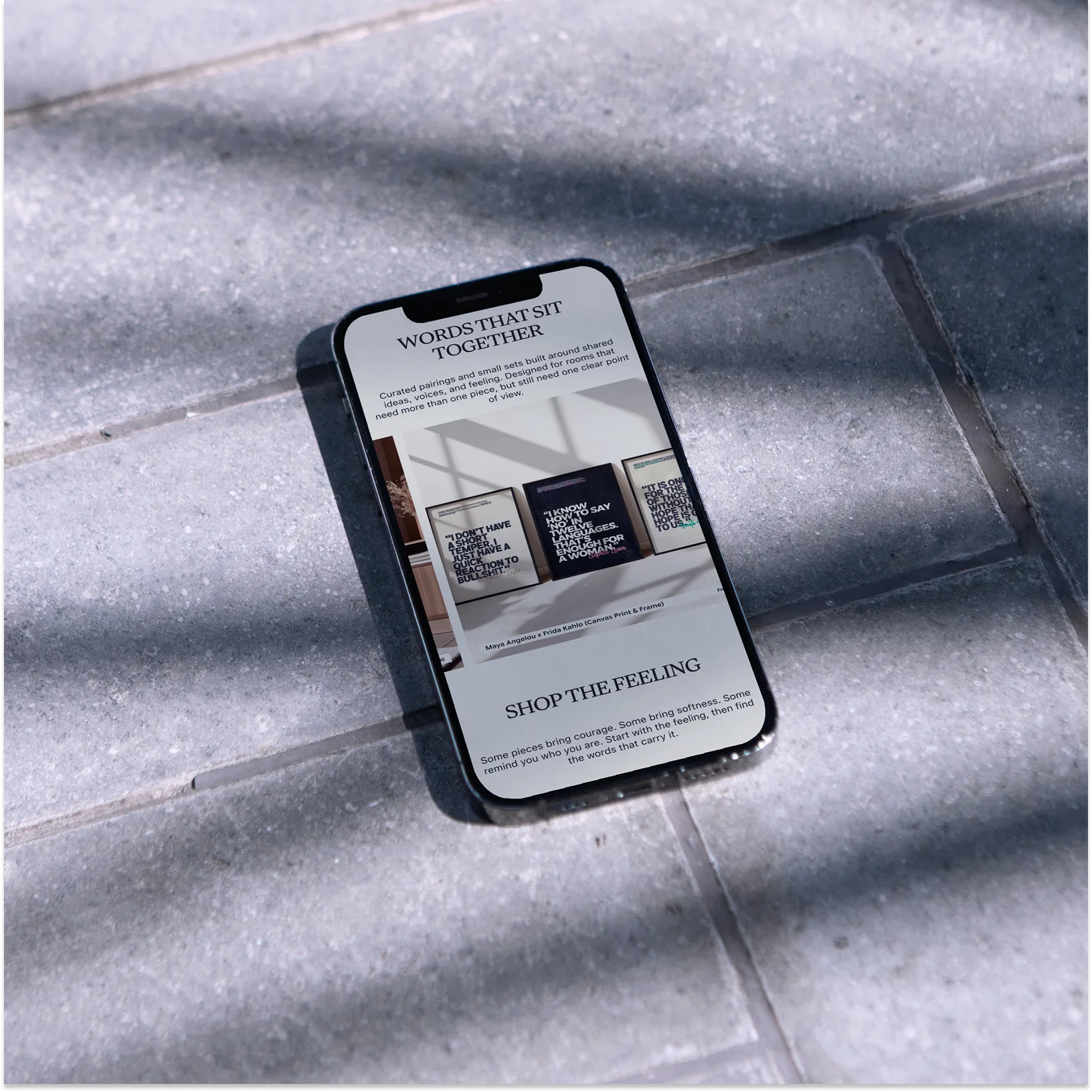 Moresi website mockup